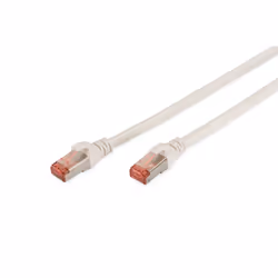 Digitus Cavo patch CAT 6 S/FTP, 10 m, Cat6, S/FTP (S-STP), RJ-45, RJ-45, Bianco