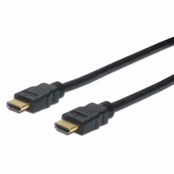 Digitus DK-330107-010-S, HDMI tipo A (Standard), HDMI tipo A (Standard), Nero