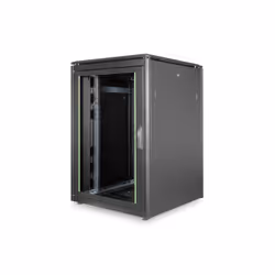 Digitus Armadio di rete serie Unique - 800x800 mm (LxP), Rack indipendenti, 22U, 800 kg, 800 g, Nero