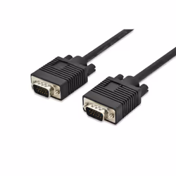 Digitus Cavo di collegamento Monitor VGA, HD15/M - HD15/M, 5 m, VGA (D-Sub), VGA (D-Sub), Maschio, Maschio, Nero