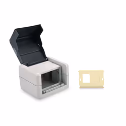 Digitus Scatola di collegamento dati per modulo Keystone, IP44, pompa con coperchio incernierato - Vista aggiuntiva 5