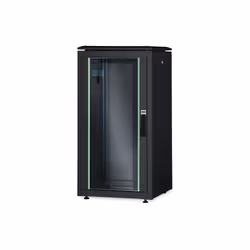 Digitus Armadio di rete serie Unique - 600x1000 mm (LxP), Rack indipendenti, 26U, 800 kg, Griglie, Nero