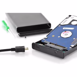 Digitus Alloggiamento 2.5 SSD/HDD, SATA I-II - USB 2.0 - Vista aggiuntiva 6