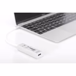 Digitus Hub a 3 porte USB Type-C™ OTG + Lettore di carte - Vista aggiuntiva 4