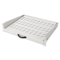 Digitus Ripiani estensibili per installazione fissa sulla parte anteriore delle guide profialte da 483 mm (19")