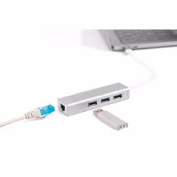 Digitus Hub USB Type-C™ 3.0 con Gigabit Ethernet - Vista aggiuntiva 6