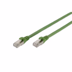 Digitus Cavi patch CAT 6A S/FTP, PUR (TPU), 3 m, Cat6a, S/FTP (S-STP), RJ-45, RJ-45, Verde