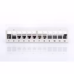 Digitus Pannello patch modulare da tavolo, schermato, 12 porte - Vista aggiuntiva 5