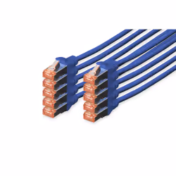 Digitus Cavo patch CAT 6 S/FTP, 3 m, Cat6, S/FTP (S-STP), RJ-45, RJ-45, Blu