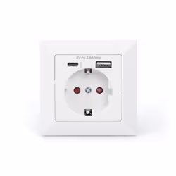 Digitus Presa di sicurezza da incasso con 1 USB Type-C™, 1 USB A - Vista aggiuntiva 5