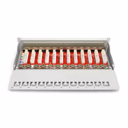 Digitus Pannello patch CAT 6A da tavolo, classe EA, schermato, grigio - Vista aggiuntiva 5
