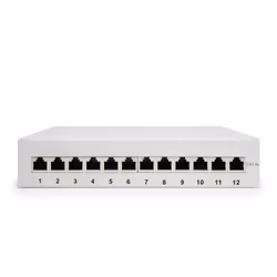 Digitus Pannello patch CAT 6A da tavolo, classe EA, schermato, grigio - Vista aggiuntiva 7