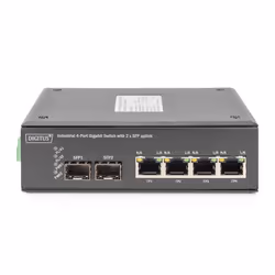 Digitus Switch PoE di rete Gigabit Ethernet a 4 porte, industriale, non gestito, 2 Uplink SFP - Vista aggiuntiva 4