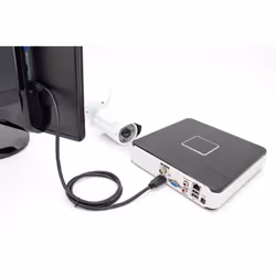 Digitus HDMI High Speed con cavo di collegamento Ethernet - Vista aggiuntiva 4