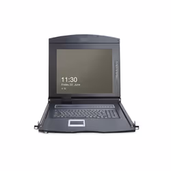 Digitus Console modulare con TFT da 17" (43,2 cm), 1 porta KVM e touchpad, tastiera tedesca - Vista aggiuntiva 6