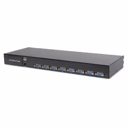Digitus Console modulare con TFT da 17" (43,2 cm), 8 porta KVM e touchpad, tastiera tedesca - Vista aggiuntiva 5