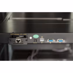 Digitus Console modulare con TFT da 17" (43,2 cm), 8 porta KVM e touchpad, tastiera tedesca - Vista aggiuntiva 6