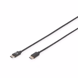 ASSMANN Electronic AK-880908-010-S, 1 m, USB C, USB C, USB 2.0, 0,48 Gbit/s, Nero