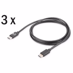 ASSMANN Electronic AK-880908-010-S cavo USB USB 2.0 1 m USB C Nero