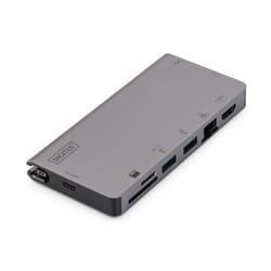Digitus Dock da viaggio multiporta USB Type-C™, 8 porte
