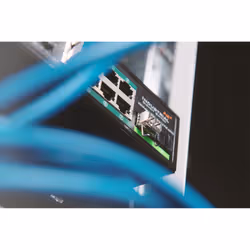 Digitus Switch industriale a 8 porte Gigabit PoE, non gestito, 2 uplink - Vista aggiuntiva 4