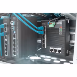 Digitus Switch di rete Gigabit Ethernet a 8 porte, piatto, industriale, non gestito - Vista aggiuntiva 5