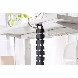 ASSMANN Electronic DA-90505 blindosbarra Portacavi a curva Nero - Vista aggiuntiva 4
