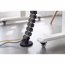 ASSMANN Electronic DA-90505 blindosbarra Portacavi a curva Nero - Vista aggiuntiva 5