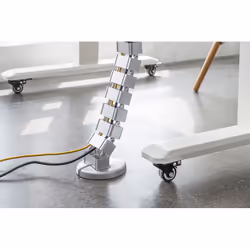 ASSMANN Electronic DA-90506 blindosbarra Portacavi a curva Argento - Vista aggiuntiva 5