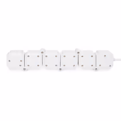 Digitus Presa multipla flessibile da 4 con 2 attacchi USB e interruttori - Vista aggiuntiva 5