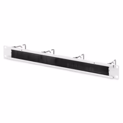 Digitus Pannello di gestione cavi con staffe d’acciaio e guarnizione a spazzola per armadi 482,6 mm (19”), 1HE - Vista aggiuntiva 4