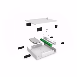 Digitus Unibox a fibra ottica per montaggio a parete, compatta - Vista aggiuntiva 5