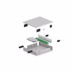 Digitus Unibox a fibra ottica per montaggio a parete, medium - Vista aggiuntiva 7