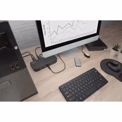Digitus Switch KVM, 2 porte, 4K60Hz, 2 x DP in, 1 x DP/HDMI out - Vista aggiuntiva 6
