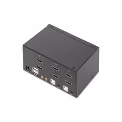 Digitus Switch KVM, 2 porte, schermo doppio, 4K, HDMI® - Vista aggiuntiva 4