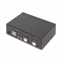 Digitus Switch KVM, 2 porte, schermo singolo 4K, HDMI® - Vista aggiuntiva 4