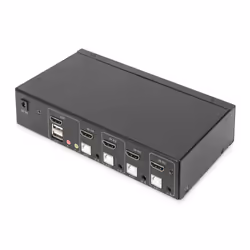 Digitus Switch KVM, 4 porte, schermo singolo 4K, HDMI® - Vista aggiuntiva 5
