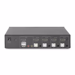 Digitus Switch KVM, 4 porte, schermo singolo 4K, HDMI® - Vista aggiuntiva 7