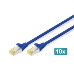 Digitus Cable de conexión CAT 6A S/FTP, 10 pezzi