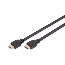Digitus Supporta cavo di collegamento HDMI Ultra High Speed, 1 m, HDMI tipo A (Standard), HDMI tipo A (Standard), 7680 x 4320 ...