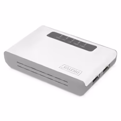 Digitus Wireless Multifunction Network Server USB 2.0 a 2 porte, 300 Mbps - Vista aggiuntiva 6