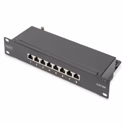 Digitus Cavo patch CAT 6A, classe E Patch, schermato, nero, 10GBase-T, 10 Gigabit Ethernet, 10000 Mbit/s, RJ-45, Cat6a, 22/26