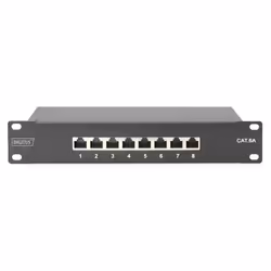 Digitus Cavo patch CAT 6A, classe E Patch, schermato, nero