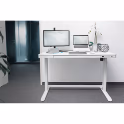 Digitus Scrivania regolazione elettricamente in altezza con postazione di ricarica USB e cassetto - Vista aggiuntiva 5