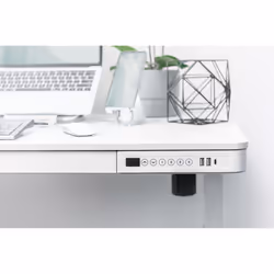 Digitus Scrivania regolazione elettricamente in altezza con postazione di ricarica USB e cassetto - Vista aggiuntiva 6
