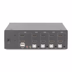 Digitus Switch KVM, 4 porte, schermo doppio, 4K, HDMI®