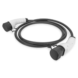 Digitus Cavo di ricarica per auto elettriche e PHEV - 7,5 m - Da tipo 2 a tipo 2 - Modalità 3 - Trifase - 16 A - 11 kW - Nero