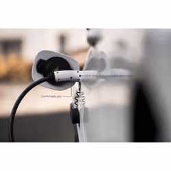 Digitus Cavo di ricarica a spirale per auto elettriche e PHEV - 10 m - Tipo 2 - Modalità 3 - Trifase - 32 A - 22 kW - Nero