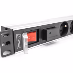 Digitus Socket strip with aluminum profile and switch, 7-way CEE 7/5 sockets, 2 m cable with surge protection and switch - Vista aggiuntiva 4