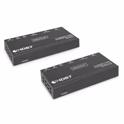 Digitus Set extender 4K HDBaseT™ HDMI, 70 m, 3840 x 2160 Pixel, Trasmettitore e ricevitore AV, 70 m, Cablato, Nero, HDCP